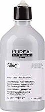 PRZECENA! Rozjaśniający szampon do włosów siwych - L'Oreal Professionnel Serie Expert Magnesium Silver Shampoo * — Zdjęcie N3