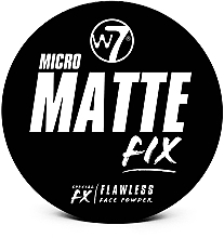 Kup Puder do twarzy - W7 Micro Matte Fix Compact Powder