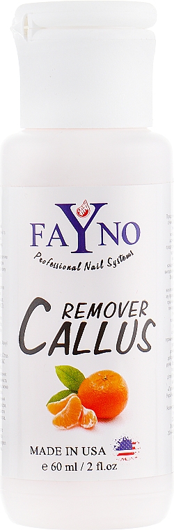 Kwasowy peeling do stóp, Mandarynka - Fayno Callus Remover — Zdjęcie N1