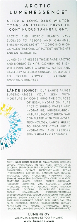 Nawilżające serum do twarzy - Lumene Lahde [Source] Arctic Dew — Zdjęcie N3
