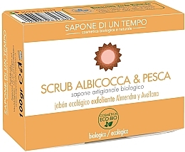 Organiczne mydło Morela i brzoskwinia - Sapone Di Un Tempo Organic Soap Scrub Apricot And Peach — Zdjęcie N1