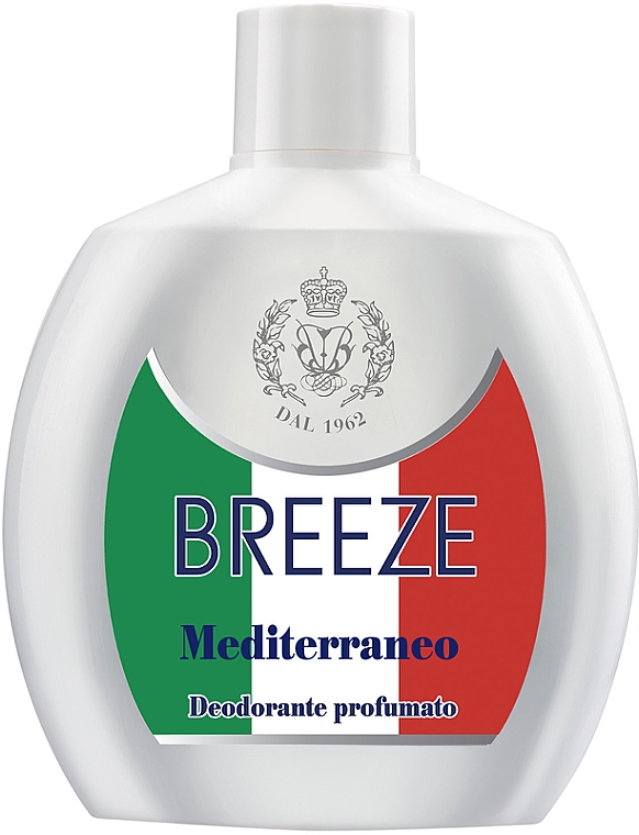 Breeze Squeeze Deodorant Mediterraneo - Perfumowany dezodorant w sprayu — Zdjęcie N1