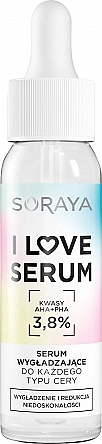 Wygładzające serum do każdego typu cery - Soraya I Love Serum — Zdjęcie N1