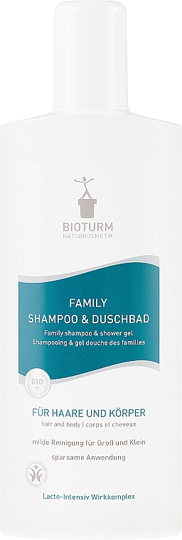 Rodzinny szampon i żel pod prysznic - Bioturm Family Shampoo & Shower Gel Nr.20 — Zdjęcie N1