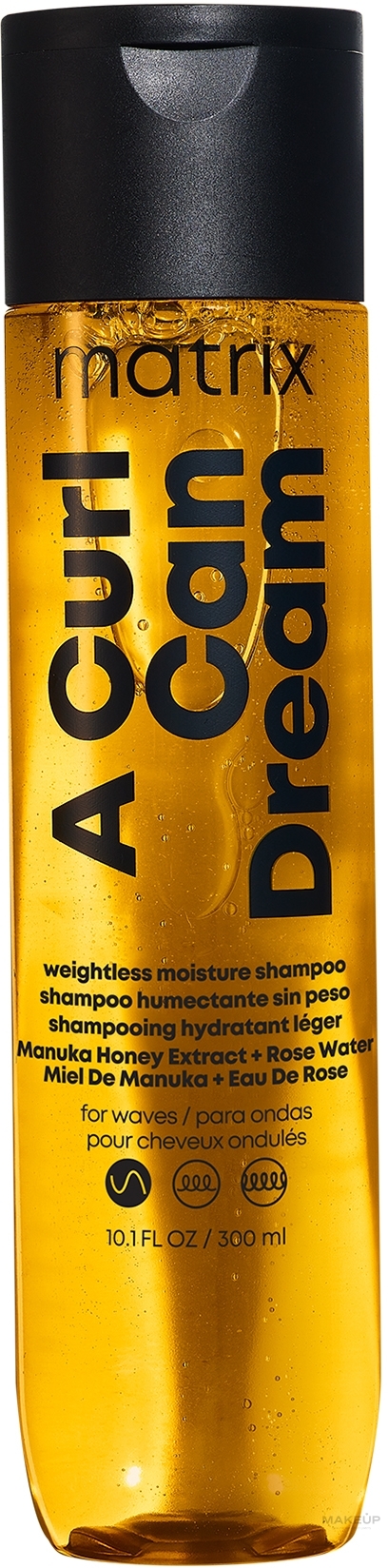 Szampon do włosów falowanych - Matrix A Curl Can Dream Weightless Moisture Shampoo — Zdjęcie 300 ml