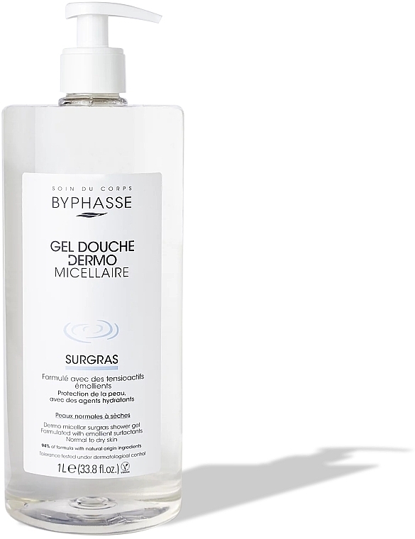 Żel pod prysznic do skóry normalnej i suchej - Byphasse Surgras Comfort Dermo Shower Gel Normal To Dry Skin — Zdjęcie N1
