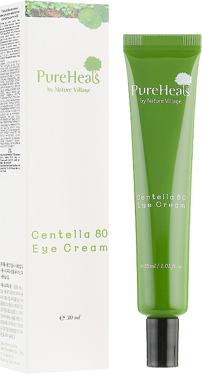 Odmładzający krem pod oczy z wyciągiem z centelli - PureHeal's Centella 80 Eye Cream — Zdjęcie N1