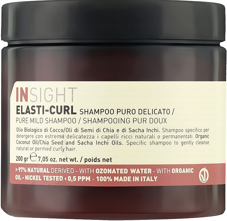 Łagodny szampon do włosów kręconych - Insight Elasti-Curl Pure Mild Shampoo  — Zdjęcie N2