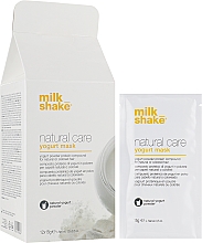 Keratynowa maska do włosów - Milk Shake Natural Care Yogurt Mask Set — Zdjęcie N1