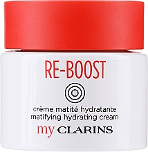 Długotrwale nawilżający krem matujący do skóry tłustej - Clarins My Clarins Re-Boost Matifying Hydrating Cream — Zdjęcie N2