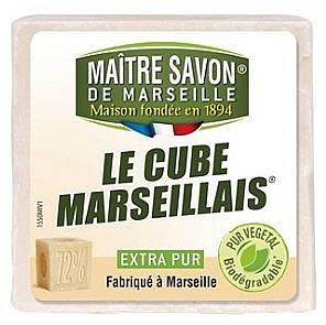Mydło w kostce - Maitre Savon De Marseille Le Cube Marseillais Extra Pur Soap Bar — Zdjęcie N1