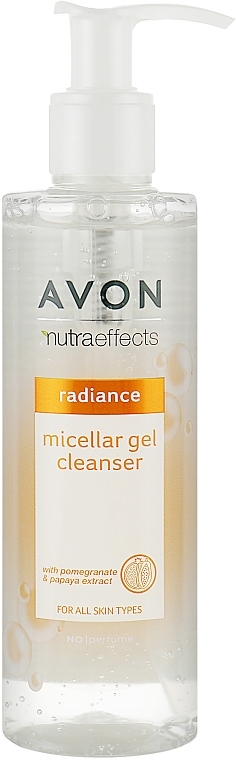 Żel micelarny do mycia twarzy Blask - Avon Nutra Effects Radiance Micellar Gel Cleanser — Zdjęcie N1