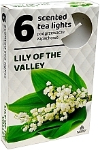 Podgrzewacze zapachowe tealight Konwalia, 6 szt. - Admit Scented Tea Light Lily Of The Valley — Zdjęcie N1