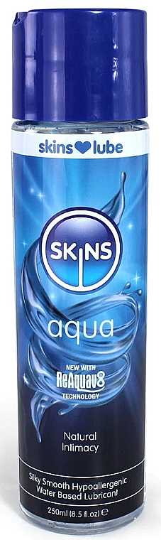 Lubrykant na bazie wody - Skins Aqua Sex Lube Water Based Lubricant — Zdjęcie N2