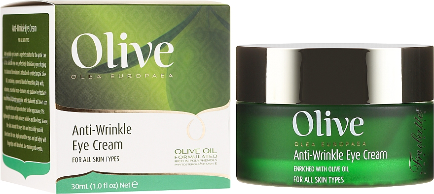 Przeciwzmarszczkowy krem pod oczy - Frulatte Olive Anti-Wrinkle Eye Cream — Zdjęcie N1