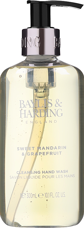 Zestaw do pielęgnacji rąk - Baylis & Harding Sweet Mandarin & Grapefruit (h/wash/300ml + h/cr/130ml + h/lot/300ml) — Zdjęcie N4