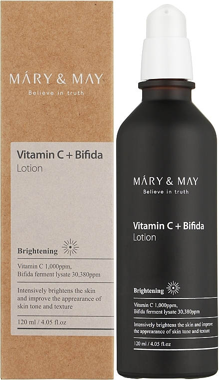 Lotion do twarzy z bifidobakteriami i witaminą C - Mary & May Vitamin C + Bifida Lotion — Zdjęcie N2