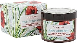 Peeling do ciała z makiem i trawą cytrynową - Castelbel Smoothie Poppy Lemongrass Body Scrub — Zdjęcie N1