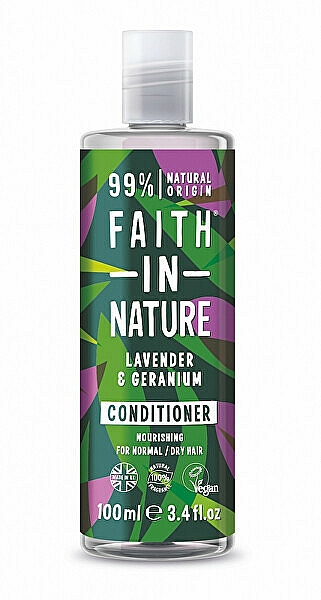 Odżywka do włosów normalnych i suchych Lawenda i geranium - Faith in Nature Lavender & Geranium Conditioner — Zdjęcie N3