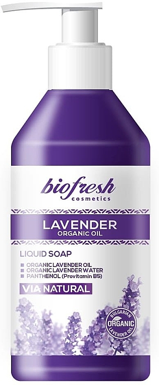 Mydło w płynie - BioFresh Lavender Organic Liquid Soap — Zdjęcie N1