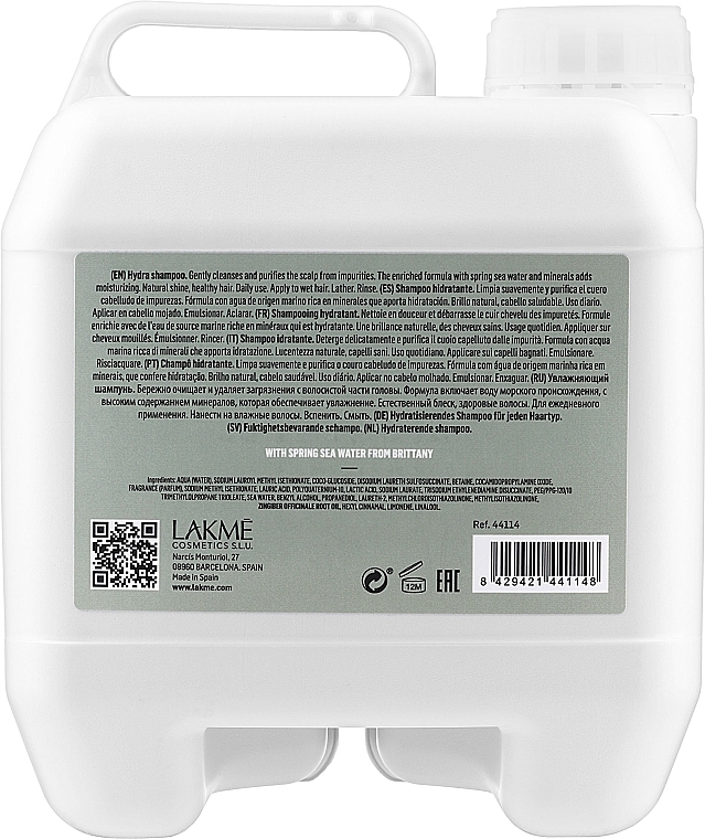 Pielęgnujący szampon bez siarczanów - Lakmé Teknia Organic Balance Shampoo — Zdjęcie N6
