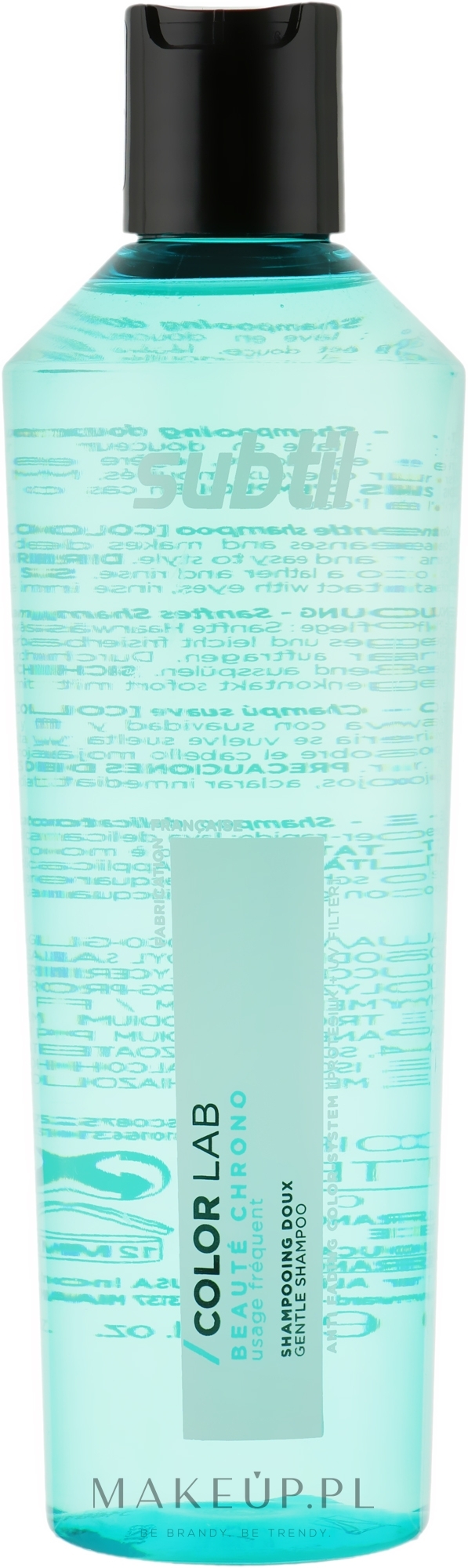 Keratynowy szampon do włosów - Laboratoire Ducastel Subtil Color Lab Beauty Chrono Gentle Shampoo — Zdjęcie 300 ml