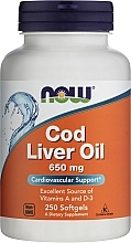 Kup Tran z wątroby dorsza w kapsułkach 650 mg - Now Foods Cod Liver Oil 