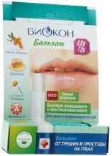 Balsam na spękane usta i przeciw opryszczce - Biokon — Zdjęcie N2