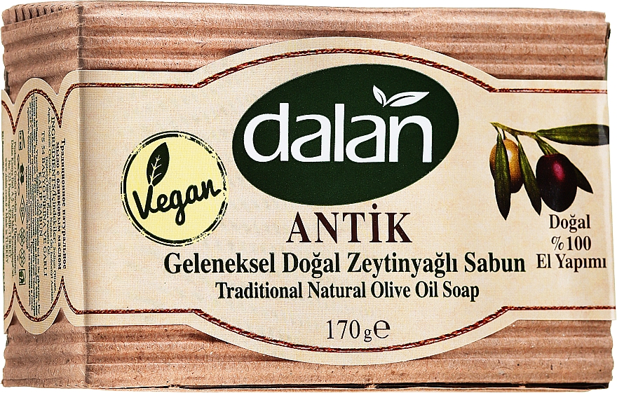 Naturalne mydło w kostce z oliwą - Dalan Antique Made From Olive Oil — Zdjęcie N2
