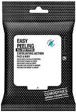 Chusteczki peelingujące do twarzy i ciała - Comodynes Easy Peeling Exfoliating Action Face and Body — Zdjęcie N1