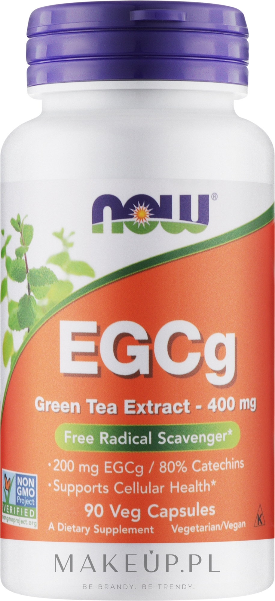 Ekstrakt z zielonej herbaty w kapsułkach - Now Foods EGCg Green Tea Extract — Zdjęcie 90 szt.