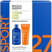 Kup Zestaw - Baylis & Harding Citrus Lime & Mint Sport (sh/gel/200ml + h/b/wash/300ml)