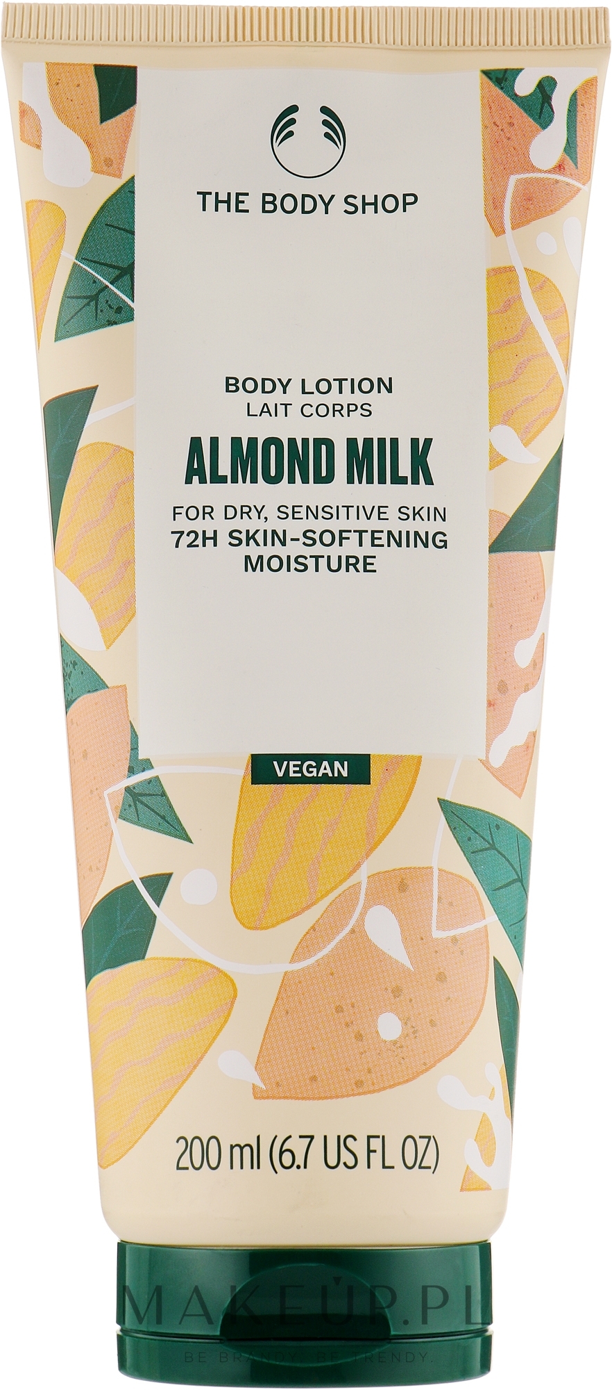 Odżywczy balsam do ciała Mleko migdałowe - The Body Shop Almond Milk Body Lotion Vegan — Zdjęcie 200 ml