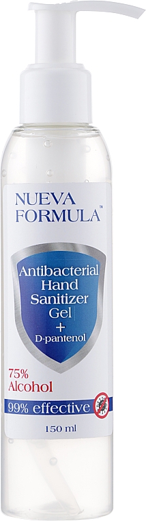Antybakteryjny żel do rąk z pantenolem - Nueva Formula Antibacterial Hand Sanitizer Gel+D-pantenol — Zdjęcie N9