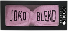 Satynowa opaska, różowa - Joko Blend Hair Band Pink — Zdjęcie N2