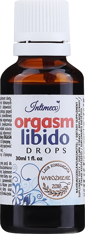 Krople zwiększające libido i orgazm - Intimeco Orgasm Libido Drops — Zdjęcie N1