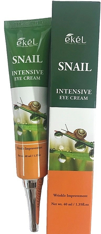 Krem pod oczy ze śluzem ślimaka - Ekel Snail Intensive Eye Cream