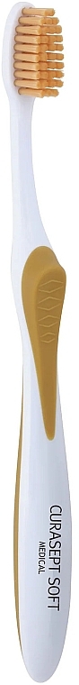 Szczoteczka do zębów Soft Medical miękka, beżowa - Curaprox Curasept Toothbrush Beige — Zdjęcie N1