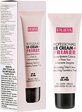 Kup Krem BB z bazą pod makijaż do skóry mieszanej i tłustej - Pupa Professionals BB Cream + Primer For Combination To Oily Skin SPF 20