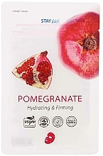 Kup Nawilżająca maseczka z granatem o działaniu ujędrniającym - Stay Well Pomegranate Face Mask