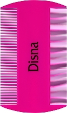 Kup Grzebień z drobnymi zębami, dwustronny 9,5 cm, Pe-139, różowy - Disna