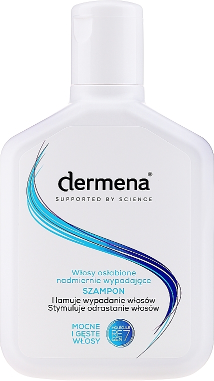 PRZECENA! Szampon hamujący wypadanie i stymulujący wzrost włosów - Dermena Hair Care Shampoo * — Zdjęcie N2