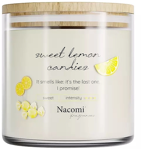 Zapachowa świeca sojowa Sweet Lemon Candies - Nacomi Fragrances — Zdjęcie N1
