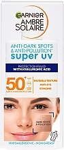 Fluid do twarzy - Garnier Ambre Solaire Sensitive Advanced Face UV Face Fluid SPF50+ — Zdjęcie N6