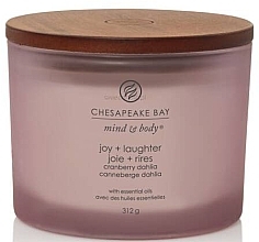 Świeca zapachowa Joy & Laughter, z 3 węzłami - Chesapeake Bay Candle — Zdjęcie N1