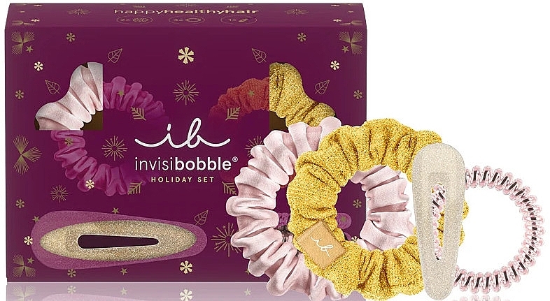 Zestaw do włosów, 6 sztuk - Invisibobble It's Lit Holiday Set — Zdjęcie N1