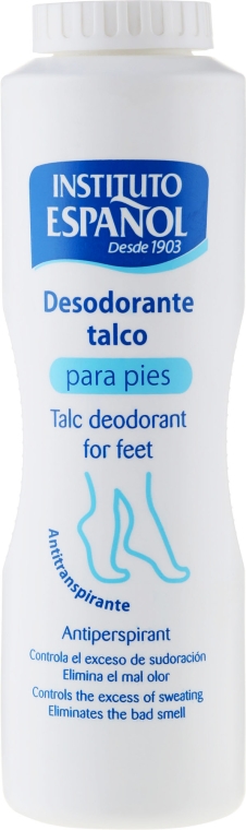 Dezodorant-antyperspirant w talku do stóp - Instituto Espanol Foot Talc — Zdjęcie N1
