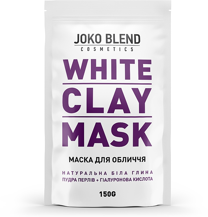 Maseczka do twarzy z białej glinki - Joko Blend White Clay Mask — Zdjęcie N3