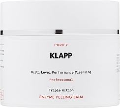 Enzymatyczny balsam złuszczający o potrójnym działaniu - Klapp Multi Level Performance Cleansing Enzyme Peeling Balm — Zdjęcie N1