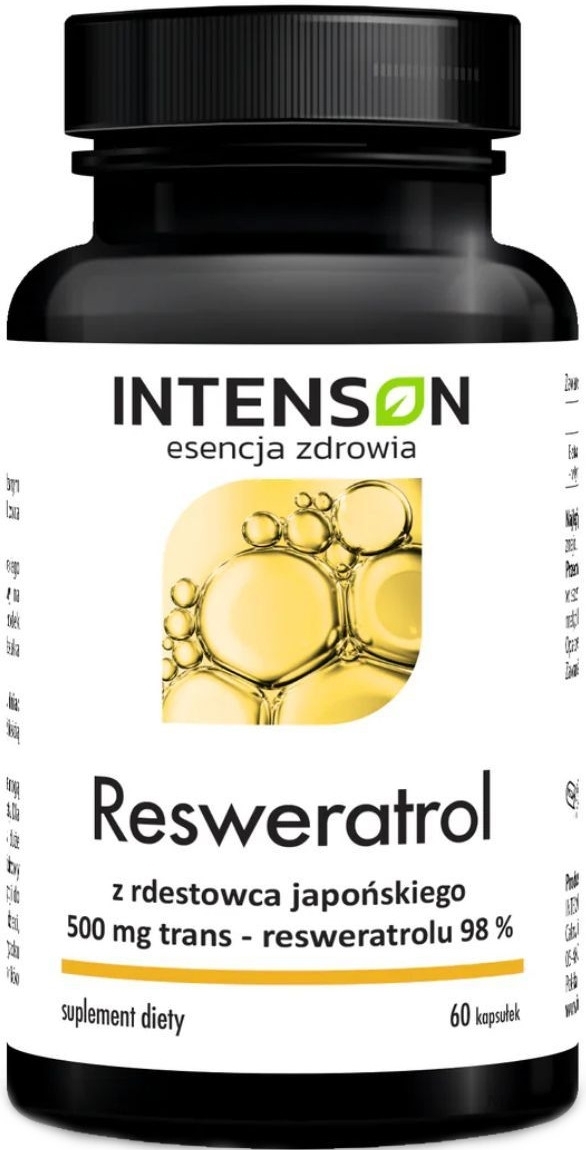 Suplement diety z resweratrolem - Intenson Resweratrol  — Zdjęcie 60 szt.